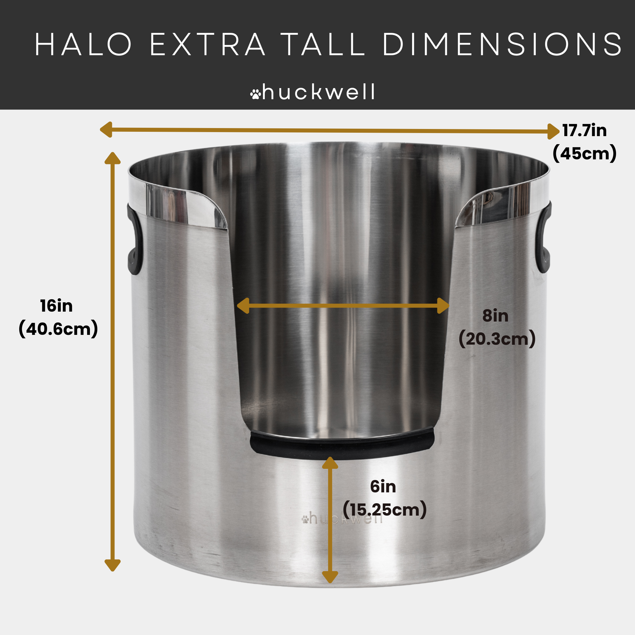Halo Extra Tall: Arctic Stainless