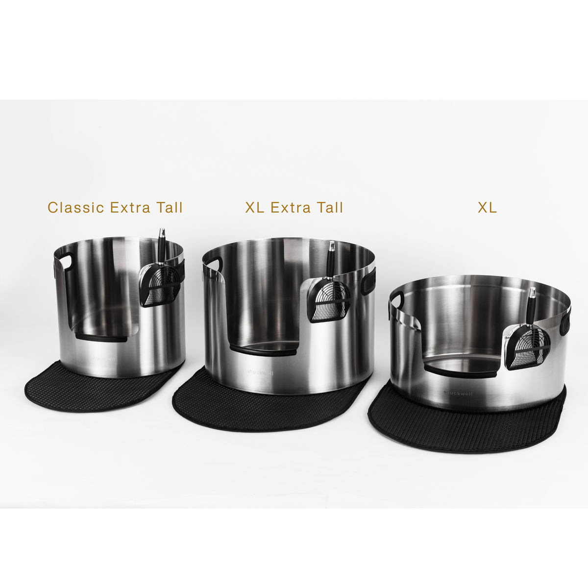 Halo XL Extra Tall: Arctic Stainless.